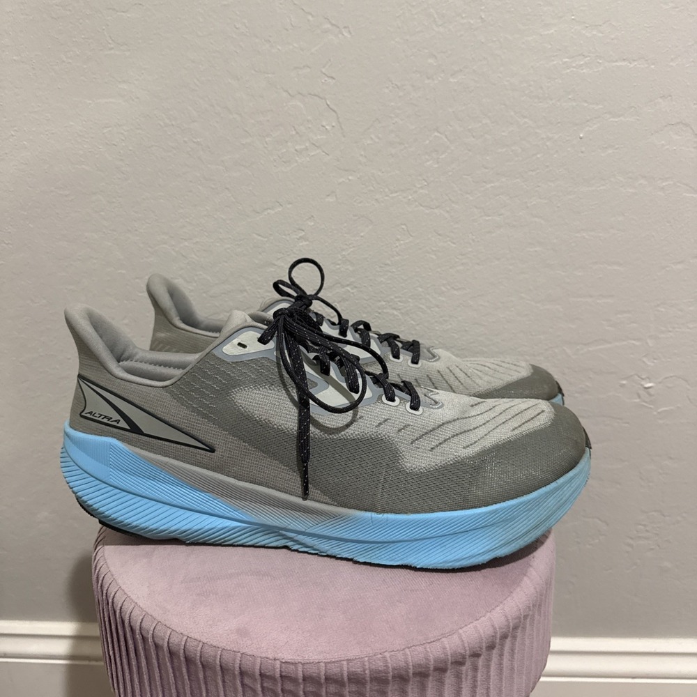 Altra Experience Flow Gray Blue Mens Running Shoes Sneaker 15 AL0A85NV242-105